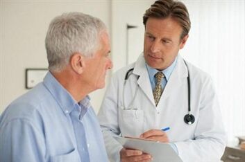 Pesakit dengan prostatitis semasa berunding dengan ahli urologi